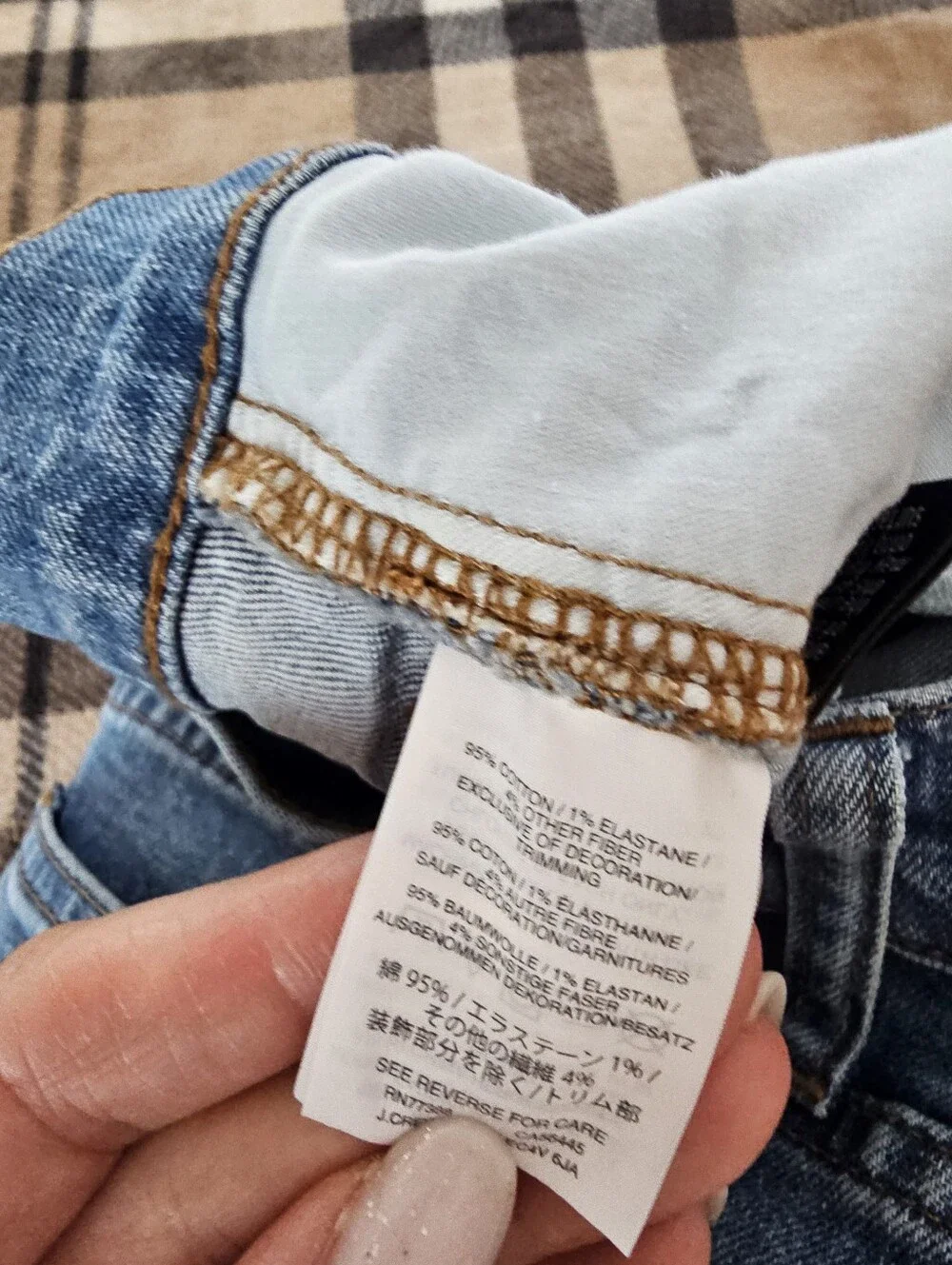 Madewell Light Blue High-Rise Button-Front Denim Shorts